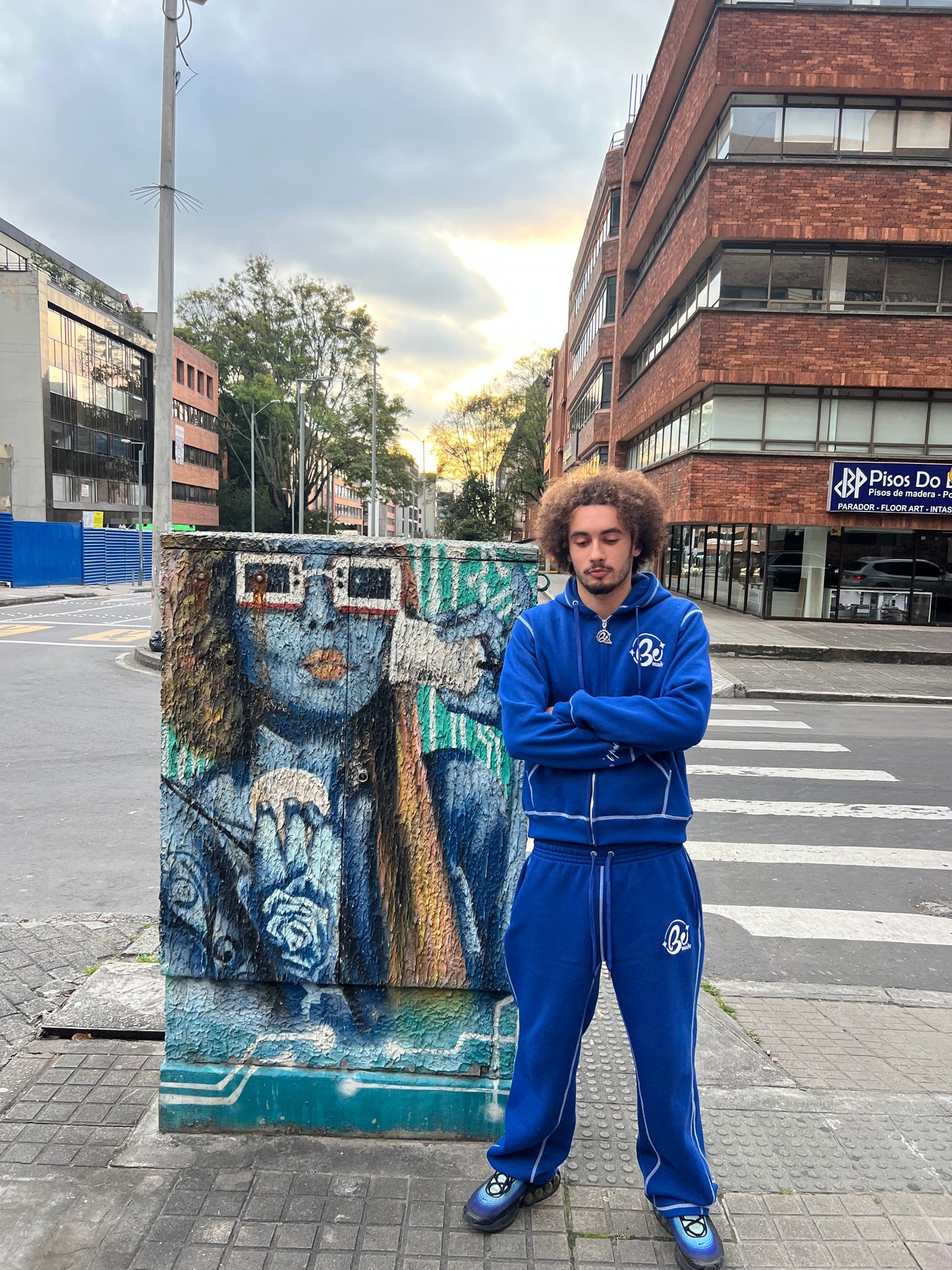BeMade blue Hoodie