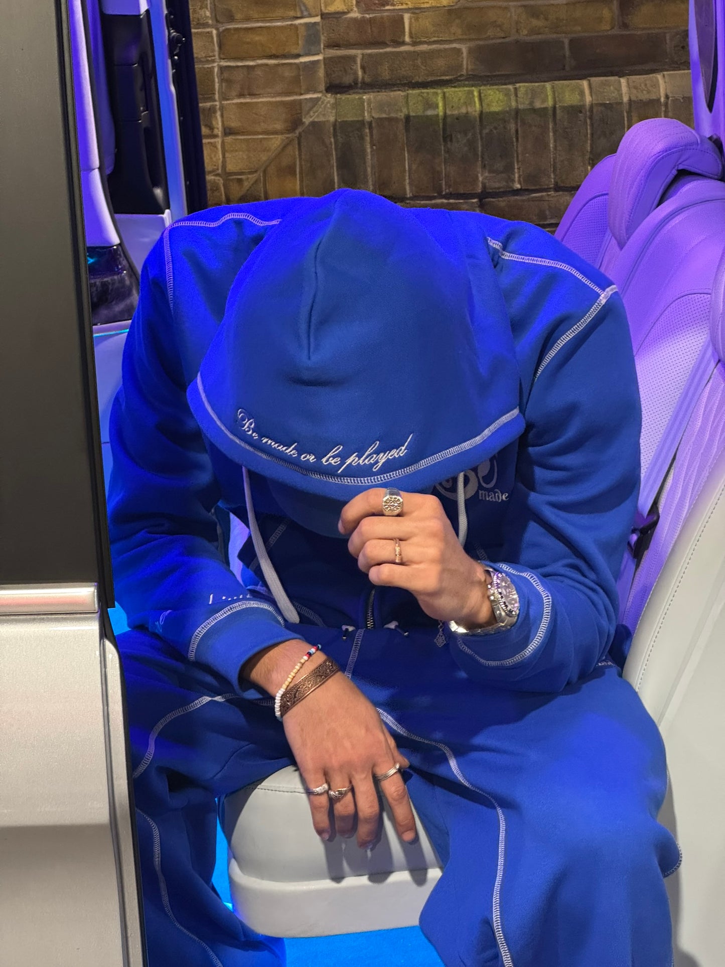 BeMade blue Hoodie