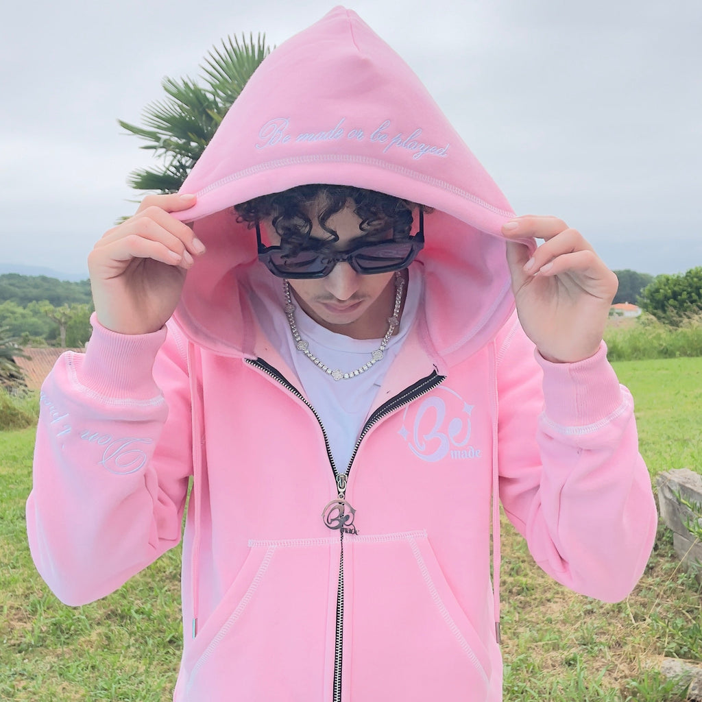 BeMade pink hoodie