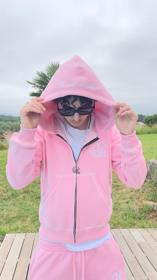 BeMade pink hoodie