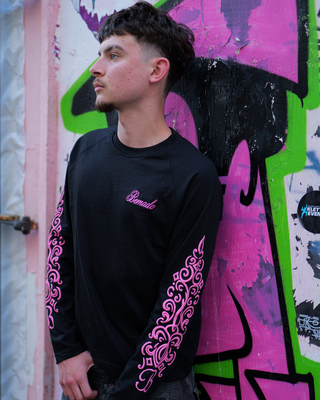 Black & pink longsleeve